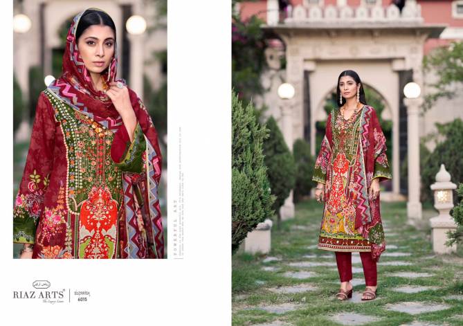 Guzarish By Riaz Arts Lawn Cotton Pakistani Dress Material Wholesale Online
